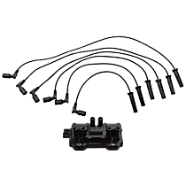 7-Piece Kit, Ignition Coil, includes Spark Plug Wire