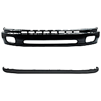 2-Piece Kit Front Bumper, Painted Black,  Includes (1) Bumper and (1) Valance