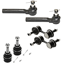 6-Piece Kit Front Suspension Kit, Includes (2) Ball Joint, (2) Sway Bar Link and (2) Tie Rod End