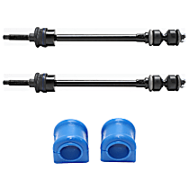 4-Piece Kit Front Suspension Kit, Includes (1) Sway Bar Bushing and (2) Sway Bar Link