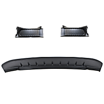3-Piece Kit Front Valance, For Models With 2-Piece Bumper Type, Type 3, Air Dam, Textured Includes (1) Bumper Trim and (1) Valance
