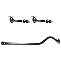 3-Piece Kit Front Suspension Kit, Includes (2) Sway Bar Link and (1) Track Bar