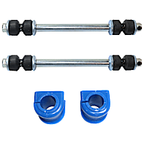 4-Piece Kit Front Suspension Kit, Rear Wheel Drive, Contains Oversized 7/16 (in) Bolt for Durability,  Includes (1) Sway Bar Bushing and (2) Sway Bar Link