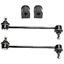 4-Piece Kit Rear Suspension Kit, Includes (1) Sway Bar Bushing and (2) Sway Bar Link