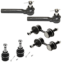6-Piece Kit Front Suspension Kit, Includes (2) Ball Joint, (2) Sway Bar Link and (2) Tie Rod End