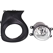 2-Piece Kit, Front, Passenger Side Halogen Fog Light, With bulb(s), Includes (1) Fog Light and (1) Fog Light Trim