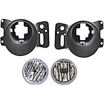 4-Piece Kit Front, Driver and Passenger Side Halogen Fog Light, With bulb(s), New Body Style, From 8-9-05, OE Replacement  Includes (2) Fog Light and (2) Fog Light Bracket