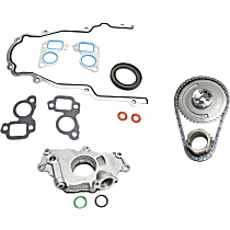 3-Piece Kit Timing Chain, includes Oil Pump, and Timing Cover Gasket