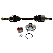 2-Piece Kit, Front, Driver Side Suspension Kit, includes Axle Assembly And Wheel Hub