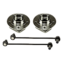 4-Piece Kit, Front Suspension Kit, includes Sway Bar Link And Wheel Hub