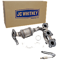2-Piece Kit Front, Driver Side Catalytic Converter, 3.3L 6Cyl, Federal EPA Standard, 46-State Legal (Cannot ship to CA, CO, NY or ME),  Manifold Converter - Radiator Side, Naturally Aspirated, FWD,  Includes (1) Catalytic Converter and (1)