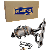 2-Piece Kit Front Catalytic Converter, 1.6L 4Cyl, Federal EPA Standard, 46-State Legal (Cannot ship to CA, CO, NY or ME), Manifold Converter,  Includes (1) Catalytic Converter and (1) Oxygen Sensor