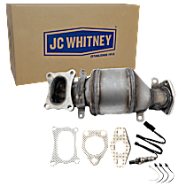 2-Piece Kit Front, Driver Side Catalytic Converter, 3.7L 6Cyl, Federal EPA Standard, 46-State Legal (Cannot ship to CA, CO, NY or ME), Radiator Side Precat, Naturally Aspirated,  Includes (1) Catalytic Converter and (1) Oxygen Sensor