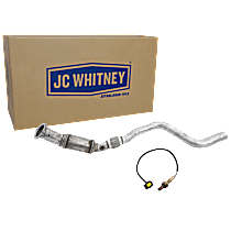 2-Piece Kit Passenger Side Catalytic Converter, Rear Wheel Drive, With Oxygen Sensor