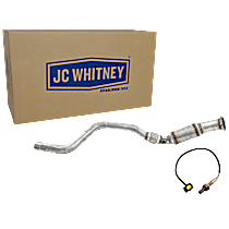2-Piece Kit Driver Side Catalytic Converter, Rear Wheel Drive, With Oxygen Sensor