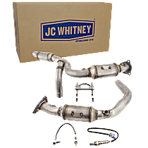 3-Piece Kit Catalytic Converter, Federal EPA Standard, 46-State Legal (Cannot ship to CA, CO, NY or ME) with Oxygen Sensors