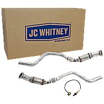 3-Piece Kit Driver and Passenger Side Catalytic Converters, RWD, With Oxygen Sensor