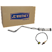 2-Piece Kit Driver Side Catalytic Converter, Rear Wheel Drive, With Oxygen Sensor