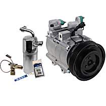 2-Piece Kit A/C Compressor Kit, 2.7L 6Cyl, May Require Use of OEM Manifolds, For Vehicles With Doowon Climate Control Systems, With Clutch, 6-Groove Pulley