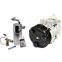 2-Piece Kit A/C Compressor Kit with A/C Service Kit (A/C Accumulator, A/C Orifice Tube, and A/C O-Ring and Gasket Seal Kit)