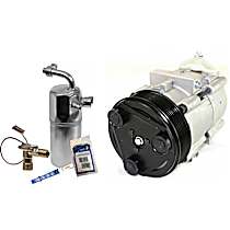 2-Piece Kit A/C Compressor Kit with A/C Service Kit (A/C Accumulator, A/C Orifice Tube, and A/C O-Ring and Gasket Seal Kit)