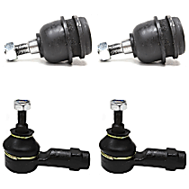 4-Piece Kit Front Suspension Kit, Includes (2) Ball Joint and (2) Tie Rod End
