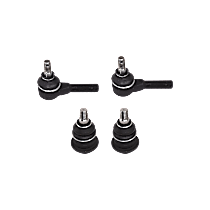 4-Piece Kit Front Suspension with Ball Joints and Tie Rod Ends