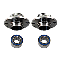 Front And Rear, Driver And Passenger Side Suspension Kit, Includes Wheel Bearing And Wheel Hub