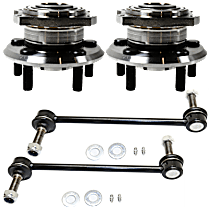 4-Piece Kit Front Suspension Kit, AWD, includes (2) Sway Bar Link and (2) Wheel Hub