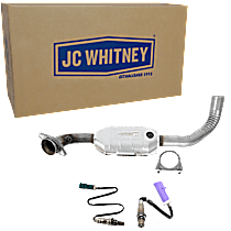 3-Piece Kit Catalytic Converter, Federal EPA Standard, 46-State Legal (Cannot Ship To or Be installed in vehicles Originally Purchased in CA, CO, NY or ME), includes Oxygen Sensor
