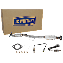 3-Piece Kit Rear Catalytic Converter, 2.5L 4Cyl, Federal EPA Standard, 46-State Legal (Cannot ship to CA, CO, NY or ME), Direct Fit, Naturally Aspirated,  Includes (1) Catalytic Converter and (2) Oxygen Sensor