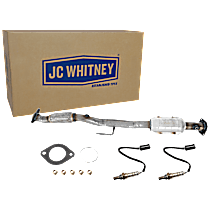 3-Piece Kit Catalytic Converter, Federal EPA Standard, 46-State Legal (Cannot Ship To or Be installed in vehicles Originally Purchased in CA, CO, NY or ME), includes Oxygen Sensor