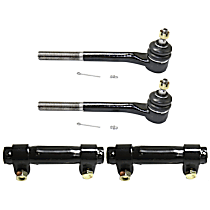4-piece kit, Front Suspension Kit, includes Tie Rod Adjusting Sleeve and Tie Rod End