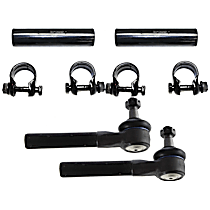 4-Piece Kit Front, At Pitman Arm Suspension Kit, Includes (2) Tie Rod Adjusting Sleeve and (2) Tie Rod End