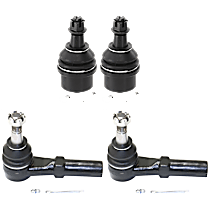 4-Piece Kit Front Suspension Kit,  Includes (2) Ball Joint and (2) Tie Rod End