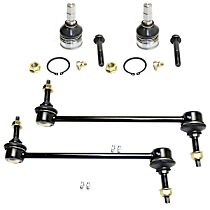 4-Piece Kit Front Suspension Kit,  Includes (2) Ball Joint and (2) Sway Bar Link