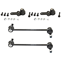 4-Piece Kit Front Suspension Kit, Includes (2) Ball Joint and (2) Sway Bar Link