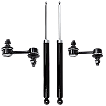 4-Piece Kit Rear Suspension Kit, Includes (2) Shock Absorber and (2) Sway Bar Link