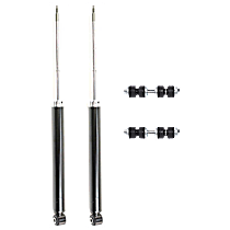 4-Piece Kit Rear Suspension with Shock Absorbers and Sway Bar Links