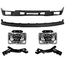 5-Piece Kit Front, Driver and Passenger Side Halogen Fog Light, With bulb(s), Non-Xtreme Models, For Models Without Sport Package, OE Replacement Includes (1) Bumper Bracket, (1) Bumper Cover, (2) Fog Light, and (1) Valance