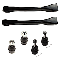 6-Piece Kit Control Arm, Rear Wheel Drive,  Includes (4) Ball Joint and (2) Control Arm