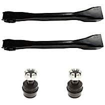 4-Piece Kit Front, Driver and Passenger Side, Upper Control Arm, Rear Wheel Drive,  Includes (2) Ball Joint and (2) Control Arm