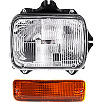 2-Piece Kit, Passenger Side Halogen Headlight, With bulb(s), For Models With NAL Brand Lamps Model, OE Replacement, Includes (1) Headlight and (1) Turn Signal Light