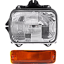2-Piece Kit, Driver Side Halogen Headlight, With bulb(s), For Models With NAL Brand Lamps Model, OE Replacement, Includes (1) Headlight and (1) Turn Signal Light