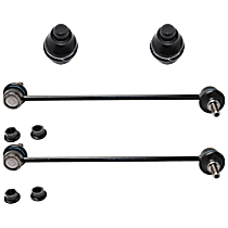 4-Piece Kit Front Suspension Kit, Fits OE Arm and Aftermarket Arms with Maximum Press-Fit Diameter of 1.571 (in), includes (2) Ball Joint and (2) Sway Bar Link