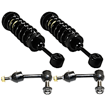 4-Piece Kit Front Suspension Kit, Must Use Monroe PN[90015C] When Replacing Air Suspension with Conventional Coil Spring Suspension, Converts Air Spring Suspension to Conventional Coil Spring Suspension, Production Date From November 29, 2004