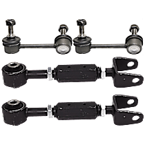 4-Piece Kit Rear, Driver and Passenger Side Suspension Kit, Includes (2) Control Arm and (2) Sway Bar Link