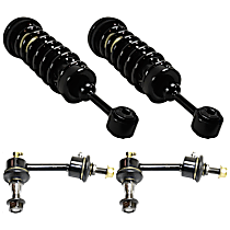 4-Piece Kit Front Suspension Kit, With  Air Spring, Must Use Monroe PN[90015C] When Replacing Air Suspension with Conventional Coil Spring Suspension, Converts Air Spring Suspension to Conventional Coil Spring Suspension, Thru 11/28/04