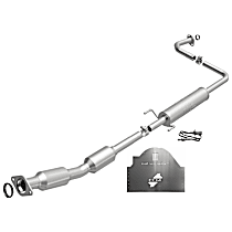 KIT-062724-15 3-Piece Kit Catalytic Converter, CARB and Federal EPA Standards, 50-state Legal, with Catalytic Converter Security Shield and Oxygen Sensor