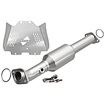 KIT-062724-17 3-Piece Kit Passenger Side Catalytic Converter, CARB and Federal EPA Standards, 50-state Legal, with Catalytic Converter Security Shield and Oxygen Sensor